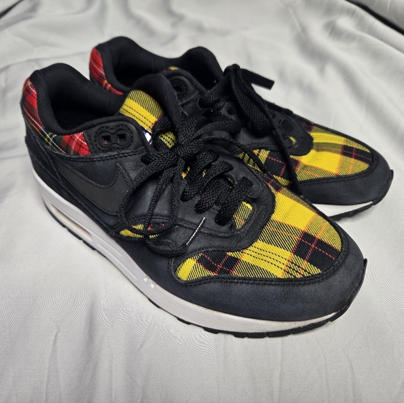 Nike Shoes - Nike Air Max 1 SE "Tartan" Plaid – Rare Mixed Print Sneakers sz 7